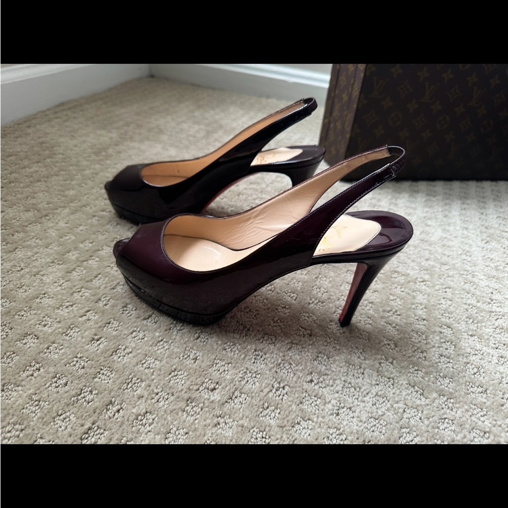 Elegant Deep Burgandy Stiletto Heels